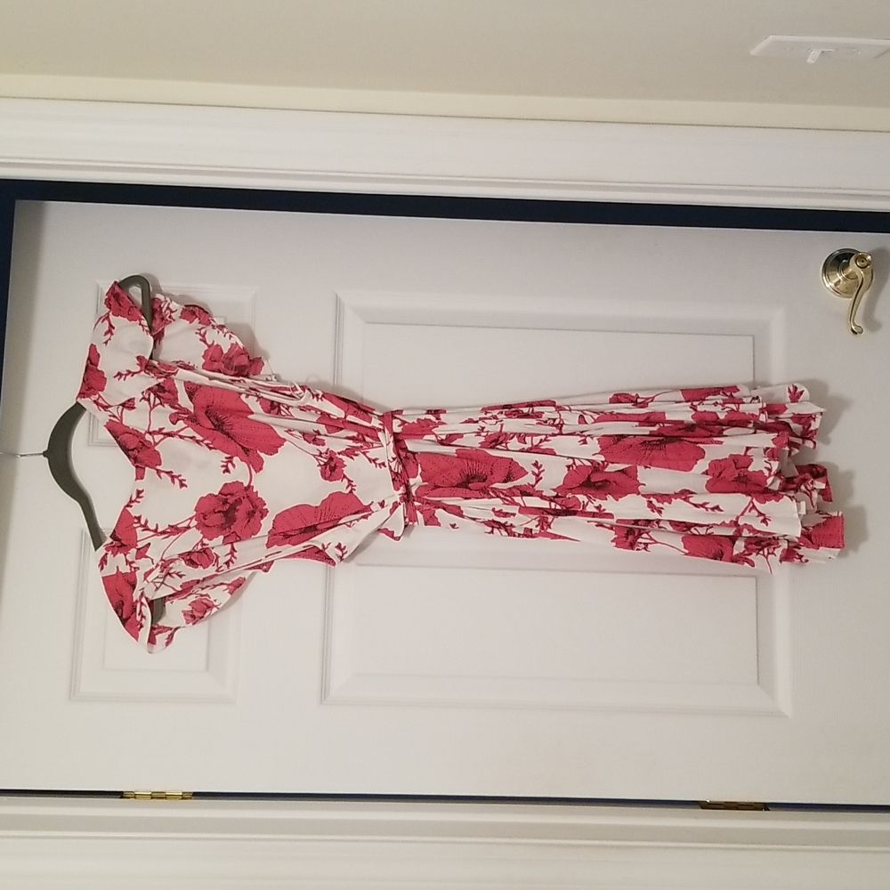 Free People French Quarter Mini Dress Sz Lg - Picture 5 of 5